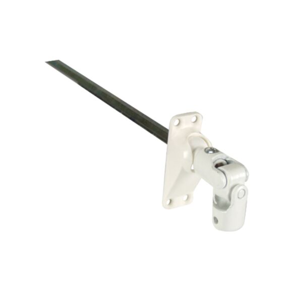 Bloc guide genouillère pour volet roulant à manivelle à 60° tige 6 pans de 7 l.215mm Øgenouillère 12mm - CIME