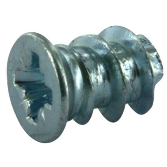 Vis euro tête fraisée D6,3mm L9mm acier zingué x12
