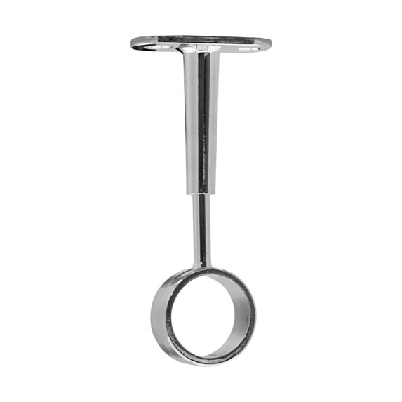 Support plafond réglable - renfort rond chromé 25 mm - CIME