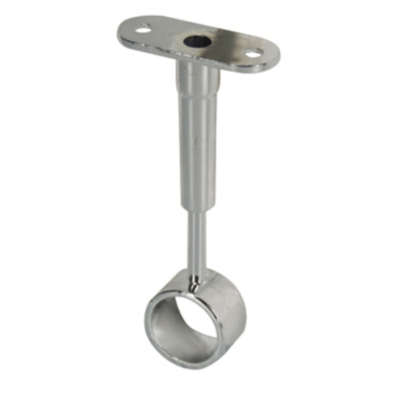 Support de plafond réglable rond - Ø 19mm - chromé - CIME