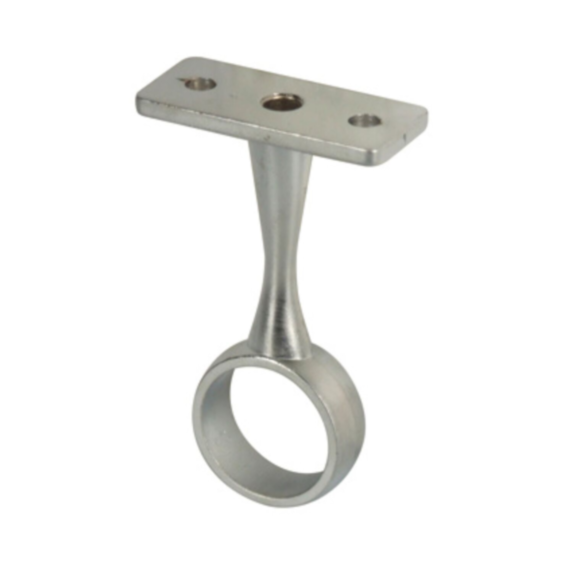 Lot de 2 supports plafond fixe Ø19MM rond gris