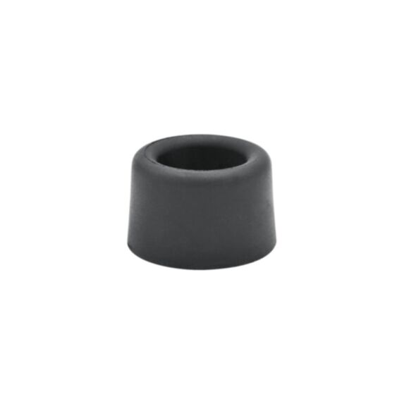 Butée de sol ronde Ø40 x H26 mm à visser caoutchouc noir - CIME
