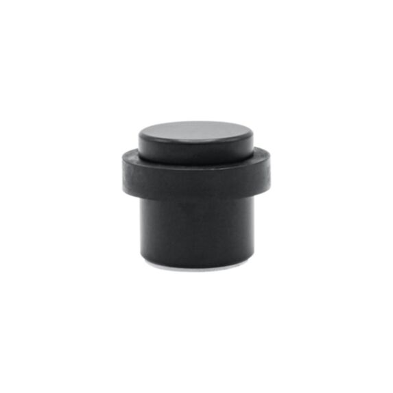 Butée de sol Ø31 x H28 mm à visser acier noir mat - CIME