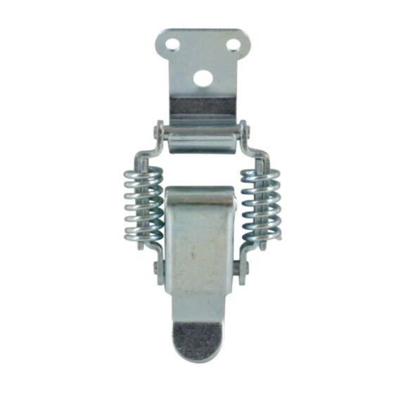 Fermoir ressort + crochet 35x52mm acier zingué