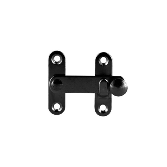 Fermoir à bascule acier laqué noir 52x44mm - CIME