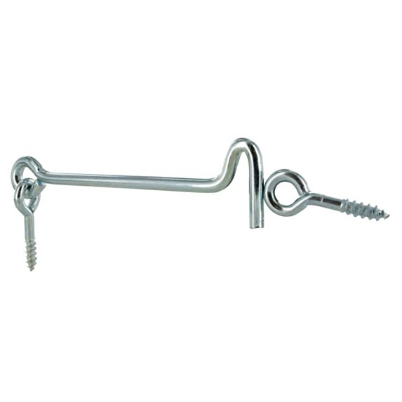 Crochet contre-vent L.140mm acier zingué x2