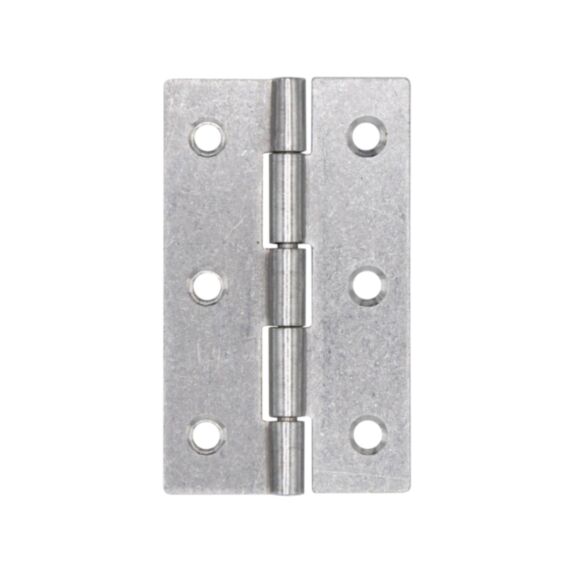 Charnière rectangle 60x35 mm acier inox