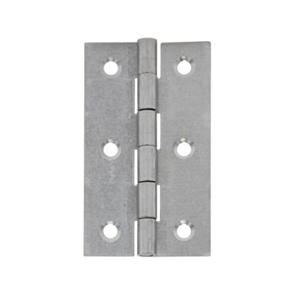 Charnière rectangle 80x45 mm acier inox