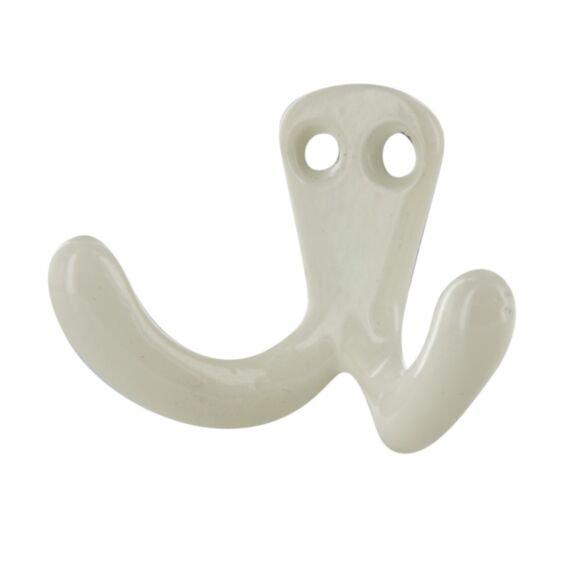 1 Crochet Porte canne double H40 mm Aluminium - CIME