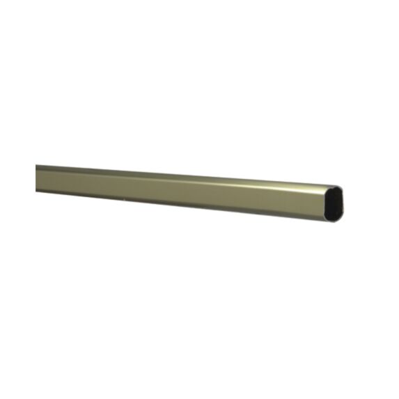 Barre de penderie 17,5 x 20mm ovale l.1m bronze