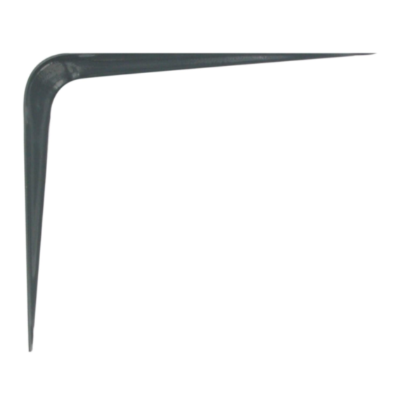 Equerre acier vernis gris 125 x 150 mm - CIME