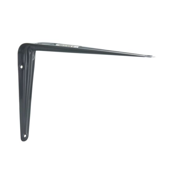 Equerre en acier vernis gris 150 x 200 mm - CIME