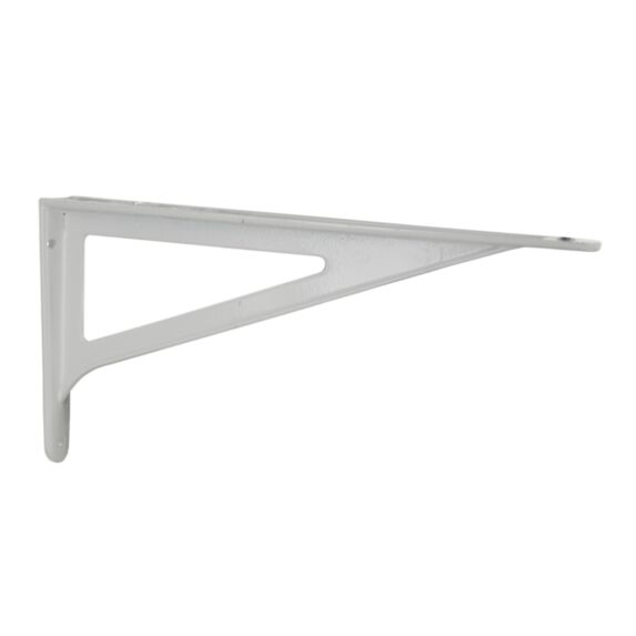 Equerre renforcée aluminium laqué blanc 300 x 150mm - CIME
