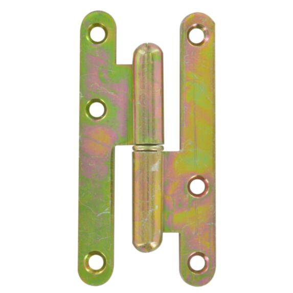 Paumelle de Paris 110x55mm gauche acier bichromaté