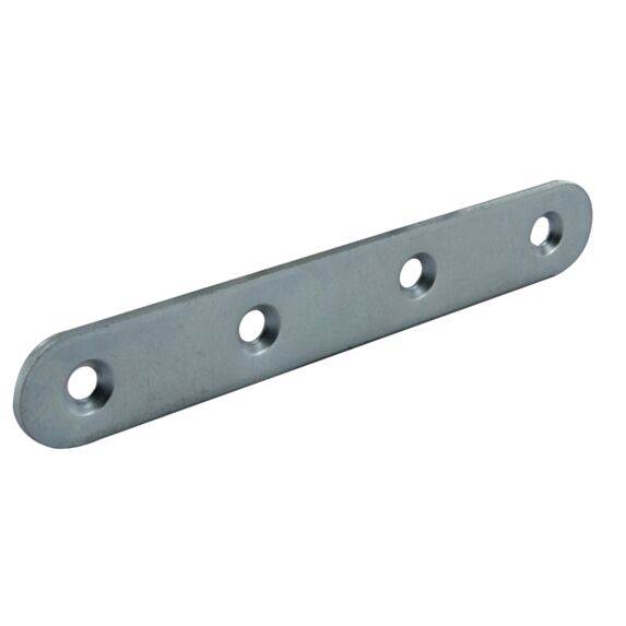 Patte d'assemblage bouts ronds L100mm acier zingué