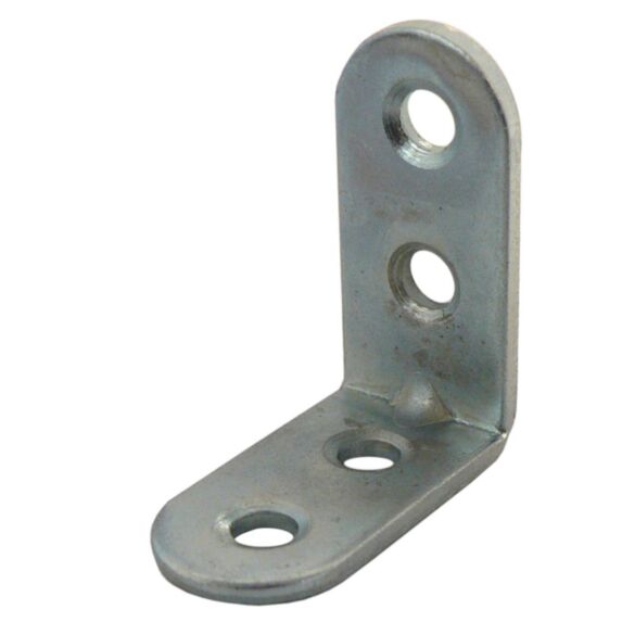 Equerre chaise bout rond zingue 80x80x15