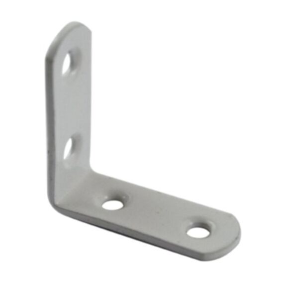 Equerre de chaise 40 x 40 mm époxy blanc - CIME