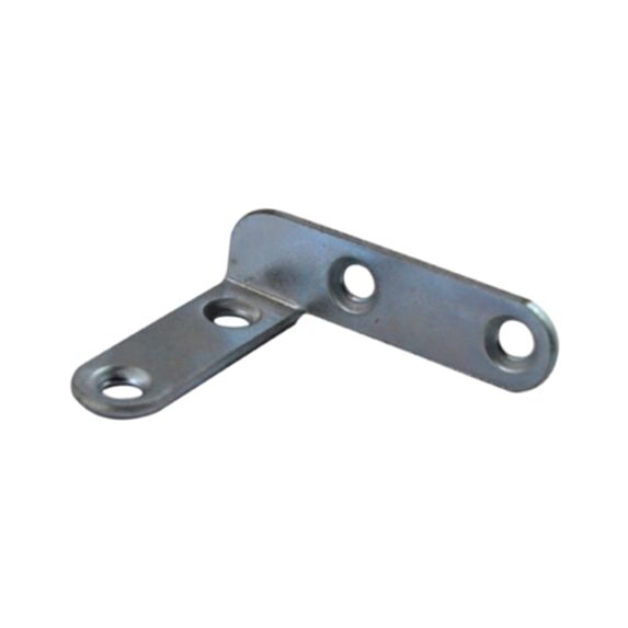 Equerre coudée gauche bouts ronds 40x30x12mm