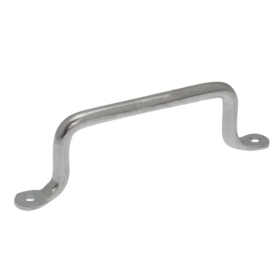 Poignee fil rond d8 l140 entraxe 125 acier zingue