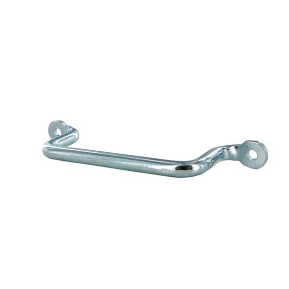 Poignée filaire à pattes D8mm entraxe 140mm acier