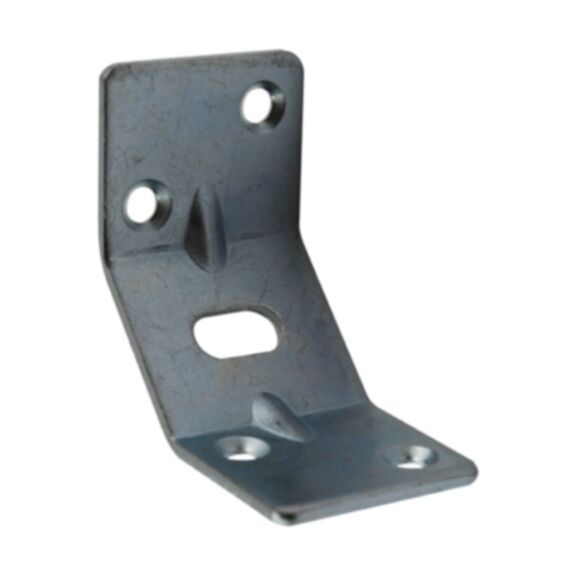 Equerre pied table 35x53x53mm acier zingué