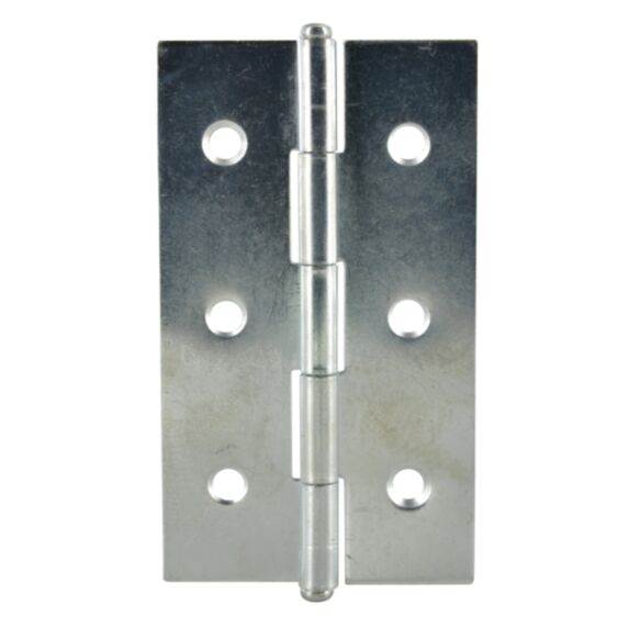 Charnière rectangle 40x70mm acier zingué