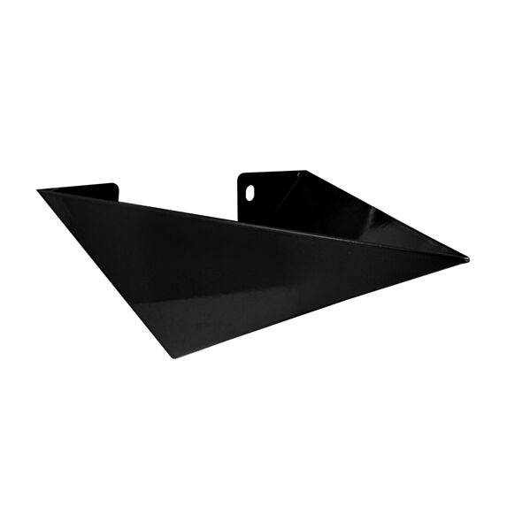 2 équerres iceberg décorative acier noir  l.126.7 x p167.7 x h74.4mm - CIME