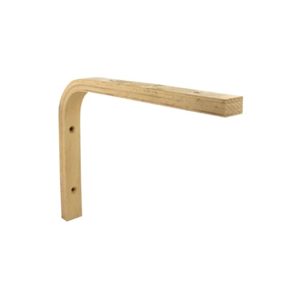 Equerre hêtre naturel brut 200 x 150mm - CIME