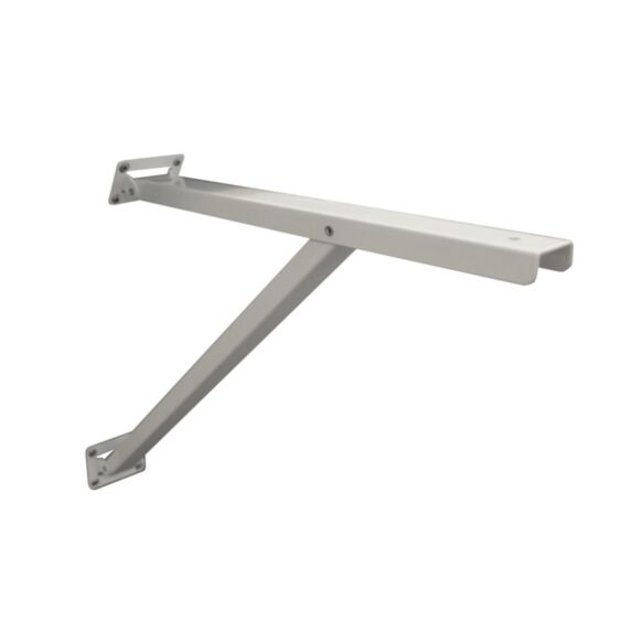 Equerre sous pente acier blanc 390 x 315mm - CIME
