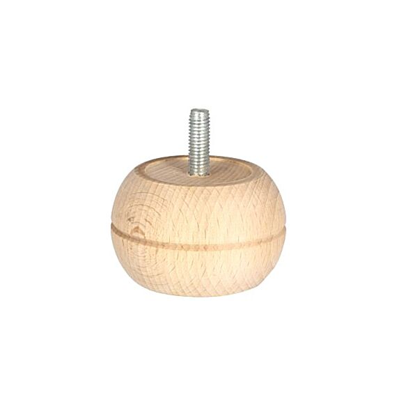 Pied diamètre 52 hauteur 60 hêtre brut