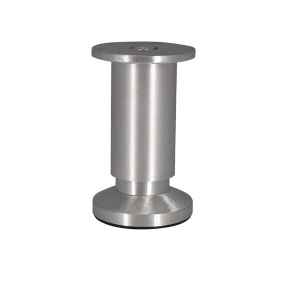 Pied diametre 38 hauteur 150 réglable alu mat