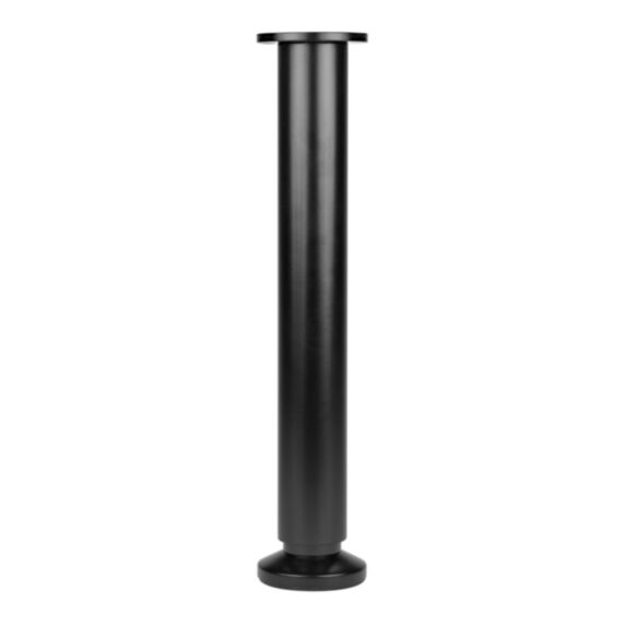 Pied de meuble réglable alu noir H300 mm - CIME