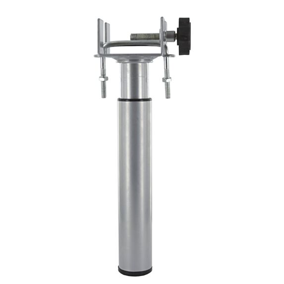 Pied D30 acier époxy gris réglable de 170 à 250mm