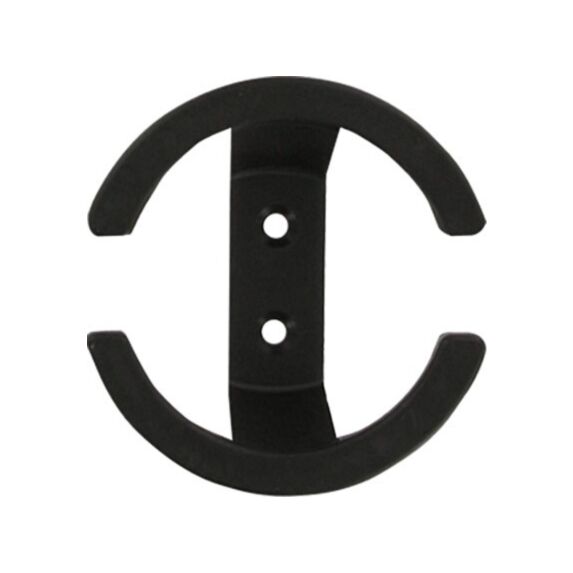 Patère éco 1 tête et 1 crochet - plastique brun - CIME