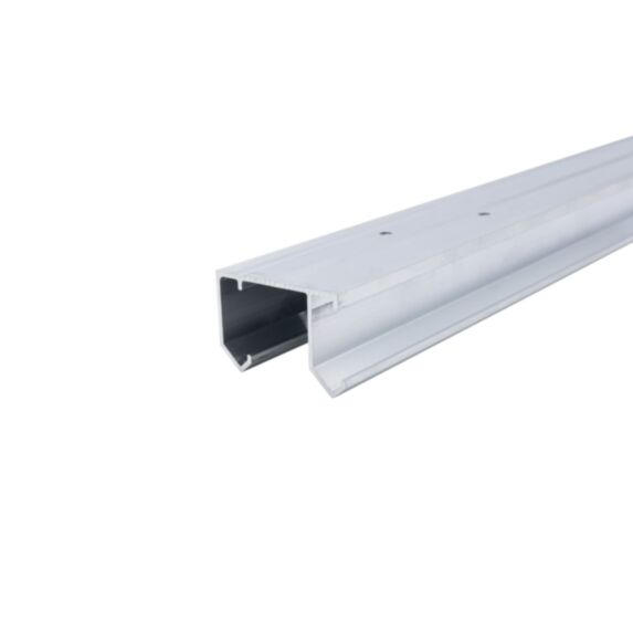 Rail de placard Ella 2 vantaux 1,94 m aluminium - CIME