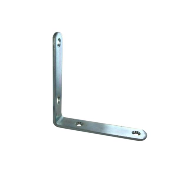 Equerre de chaise bouts ronds 90x90mm acier zingué