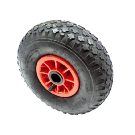 Roue de manutention pneumatique caoutchouc Ø260mm charge 150kg - CIME