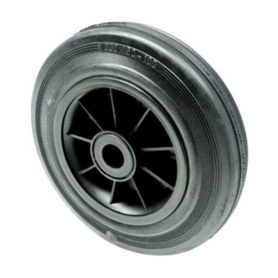 Roue multi usage caoutchouc noir Ø200mm charge 205kg - CIME