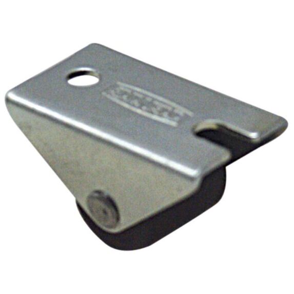 Roulette fonctionelle fixe à platine polychoc noir Ø15mm charge 12kg - CIME