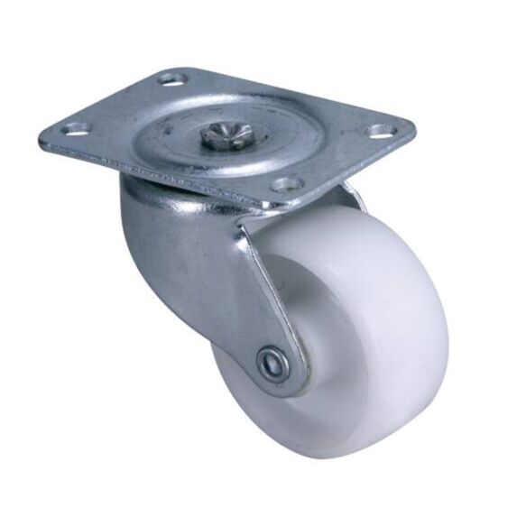 Roulette Port-Roll Ø50mm H.6,7cm 50kg blanc