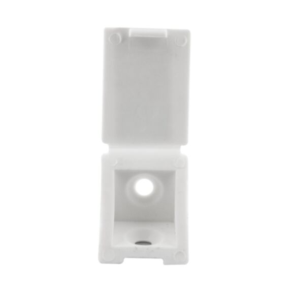 Taquet équerre 22x22x23mm blanc x12