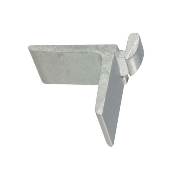 Lot de 100 taquets pour crémaillère de 11 à 14 mm aluminium ton argent