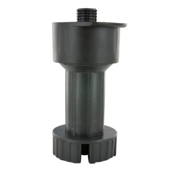 Pied de caisson rond noir H.100 à 140 mm- CIME