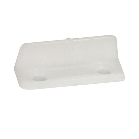 Lot de 3 guides bas pour rail TEMA L32mm x H10mm x l.12mm nylon blanc