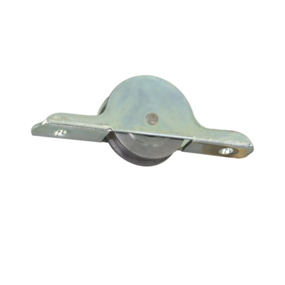 Lot de 2 galets pour rail à clouer ou à entailler Ø25mm acier