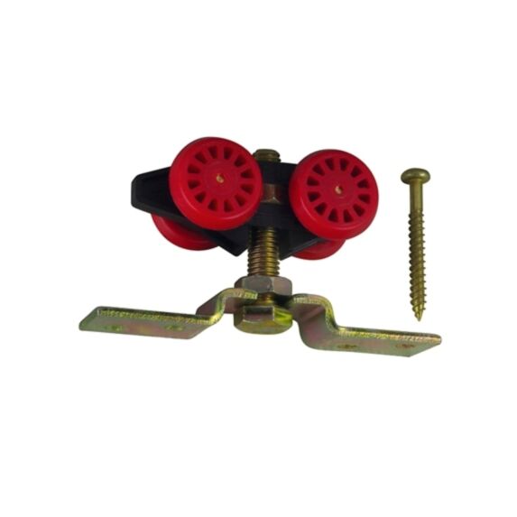 Monture 4 galets pour rail Manta roulement à aiguilles plastique blanc