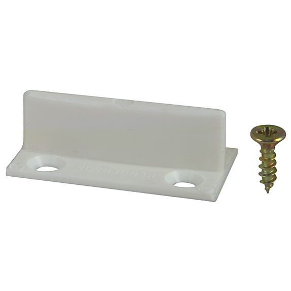 Guide pour rail Manta plastique blanc