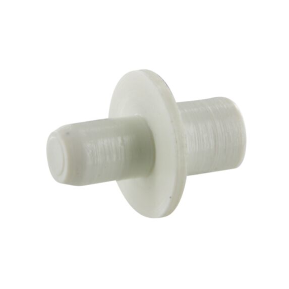 Lot de 24 taquets d'étagère à enfoncer plastique blanc. perçage Ø5 ou 6mm - CIME