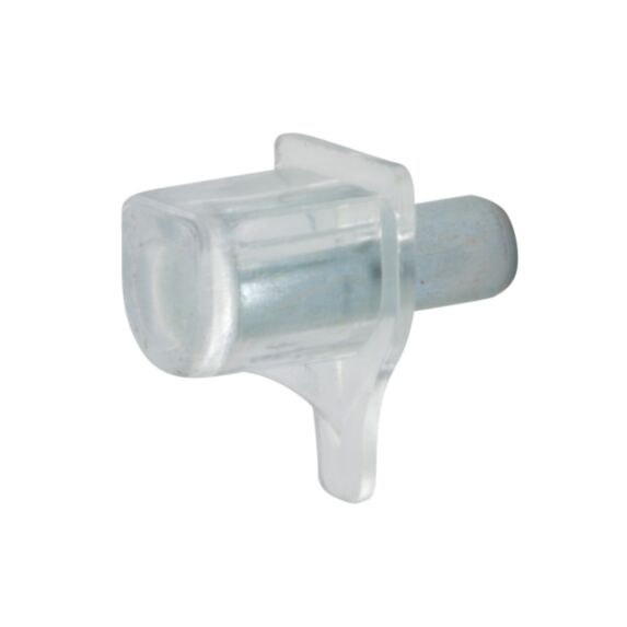 Lot de 8 taquets à enfoncer Ø5mm tige acier zingué et embout plastique translucide