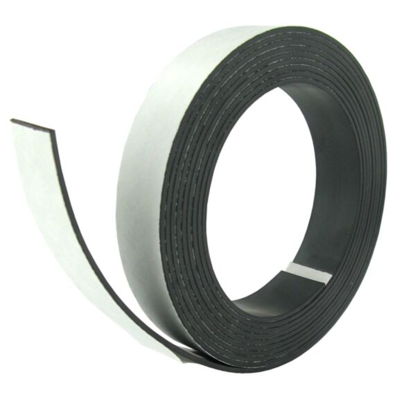 Ruban magnétique adhésif flexible et recoupable à coller l2500xh19xp1.5mm - CIME